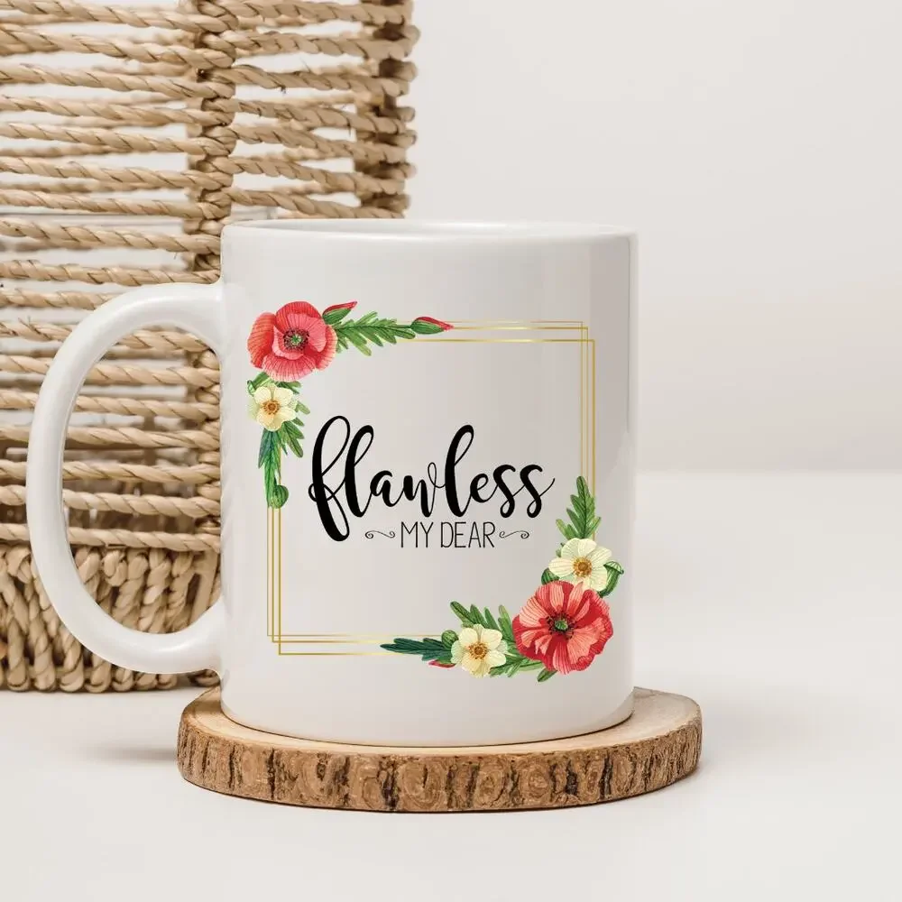 Bridgerton 15 oz Coffee Mug TV Show Flawless My Dear Floral Romance 18 - Picture 1 of 2
